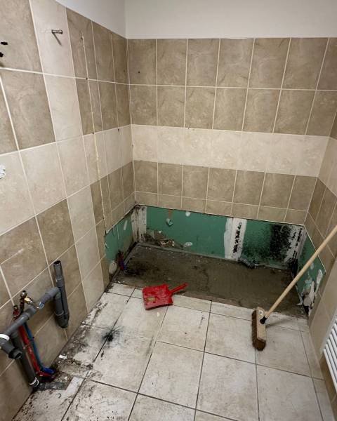 depose de la baignoire