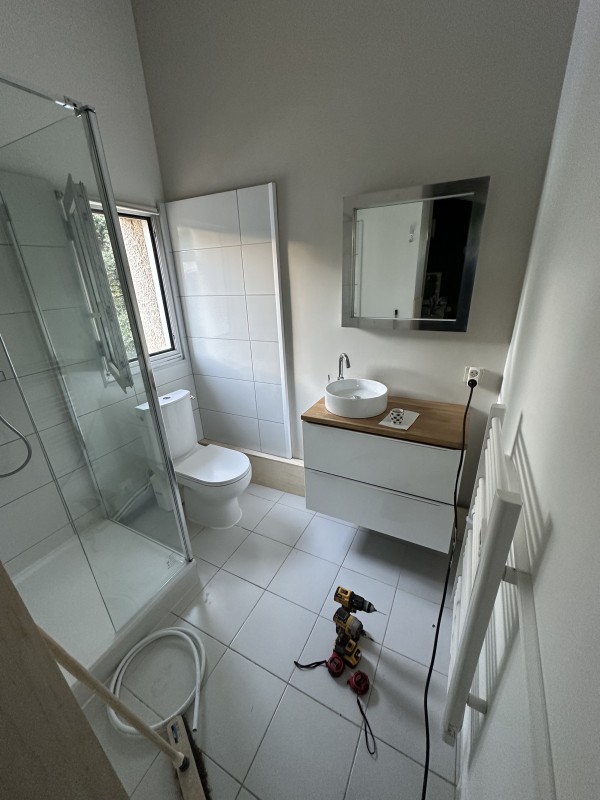 salle de bain rénové a lunel
